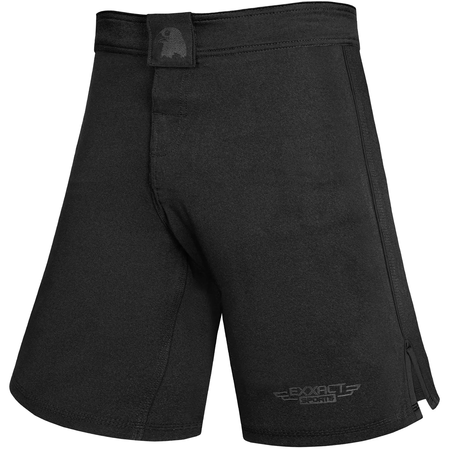 Men's MMA Shorts, IBJJF Ranked No Gi BJJ Jiu Jitsu Shorts for Grappling, Boxing, Cross Training (Black)