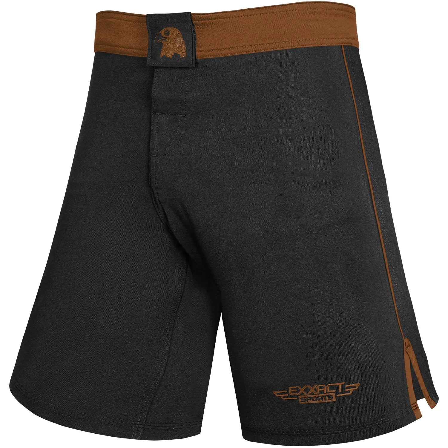 Men's MMA Shorts, IBJJF Ranked No Gi BJJ Jiu Jitsu Shorts for Grappling, Boxing, Cross Training (Brown)