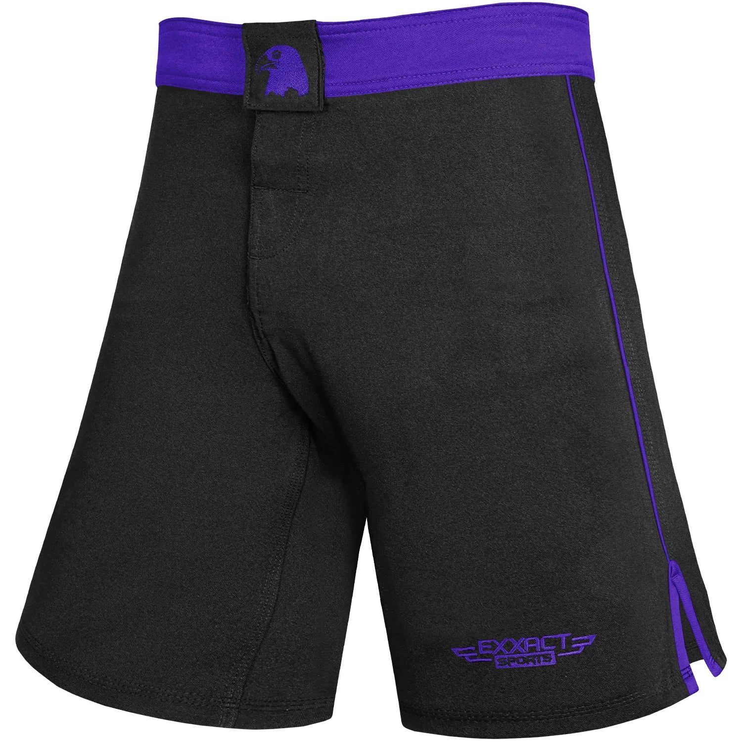 Men's MMA Shorts, IBJJF Ranked No Gi BJJ Jiu Jitsu Shorts for Grappling, Boxing, Cross Training (Purple)