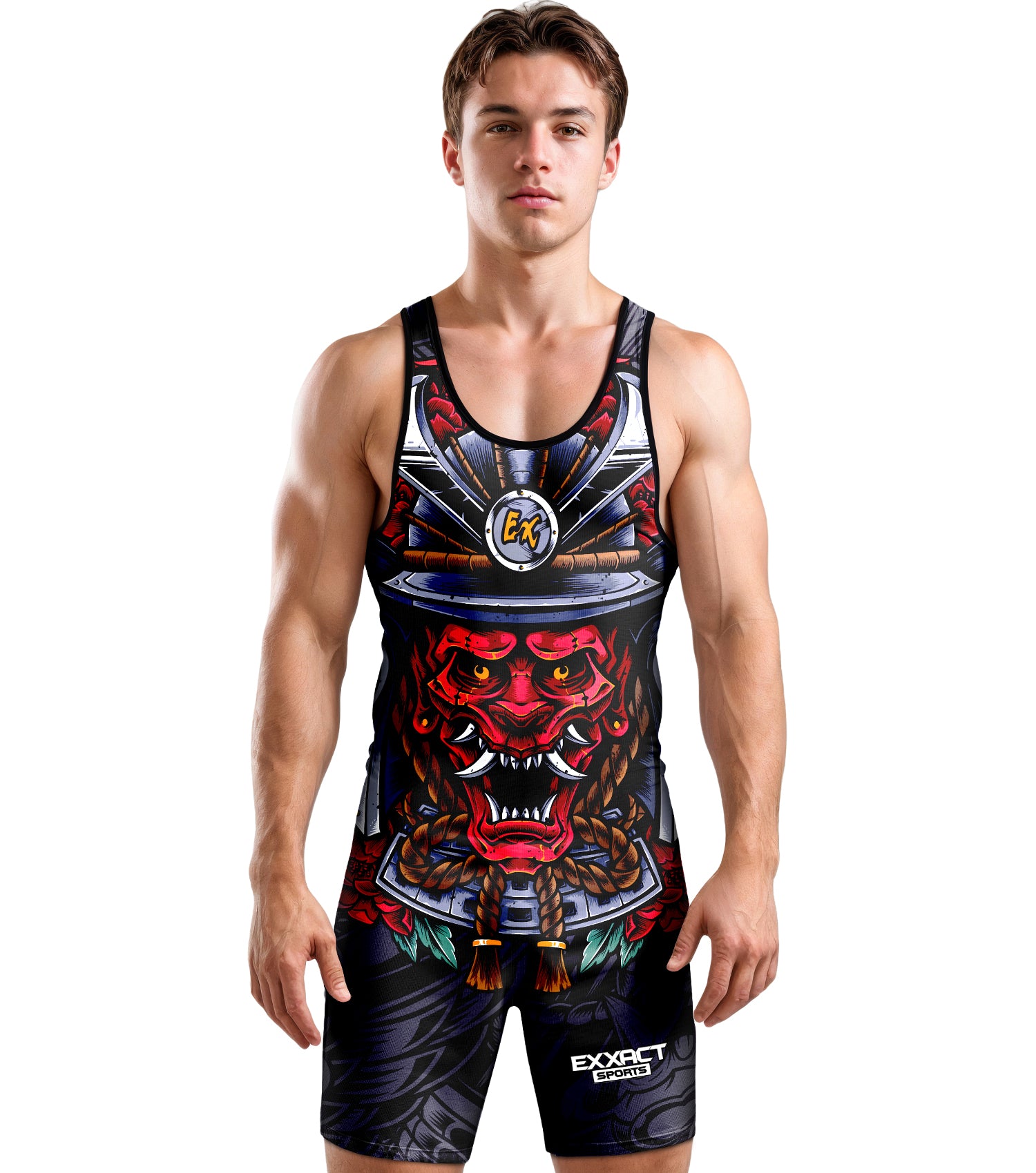 Men's Sublimated Wrestling Singlets Samurai (Adult)