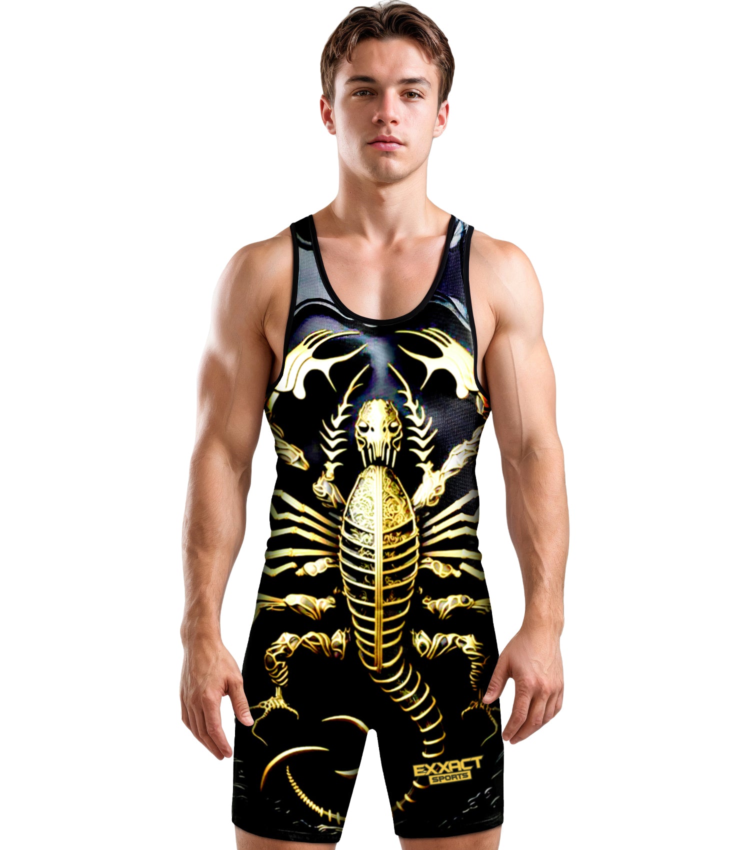 Men's Sublimated Wrestling Singlets Scorpion (Adult)