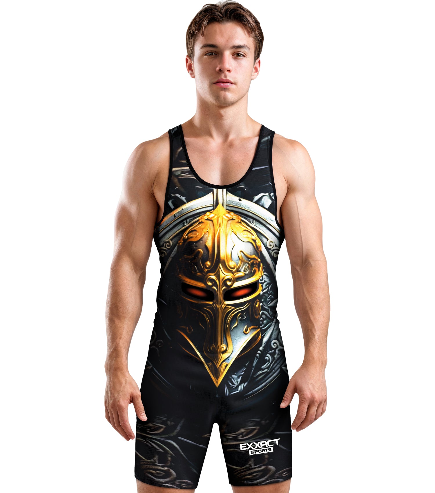 Men's Sublimated Wrestling Singlets Spartans (Adult)