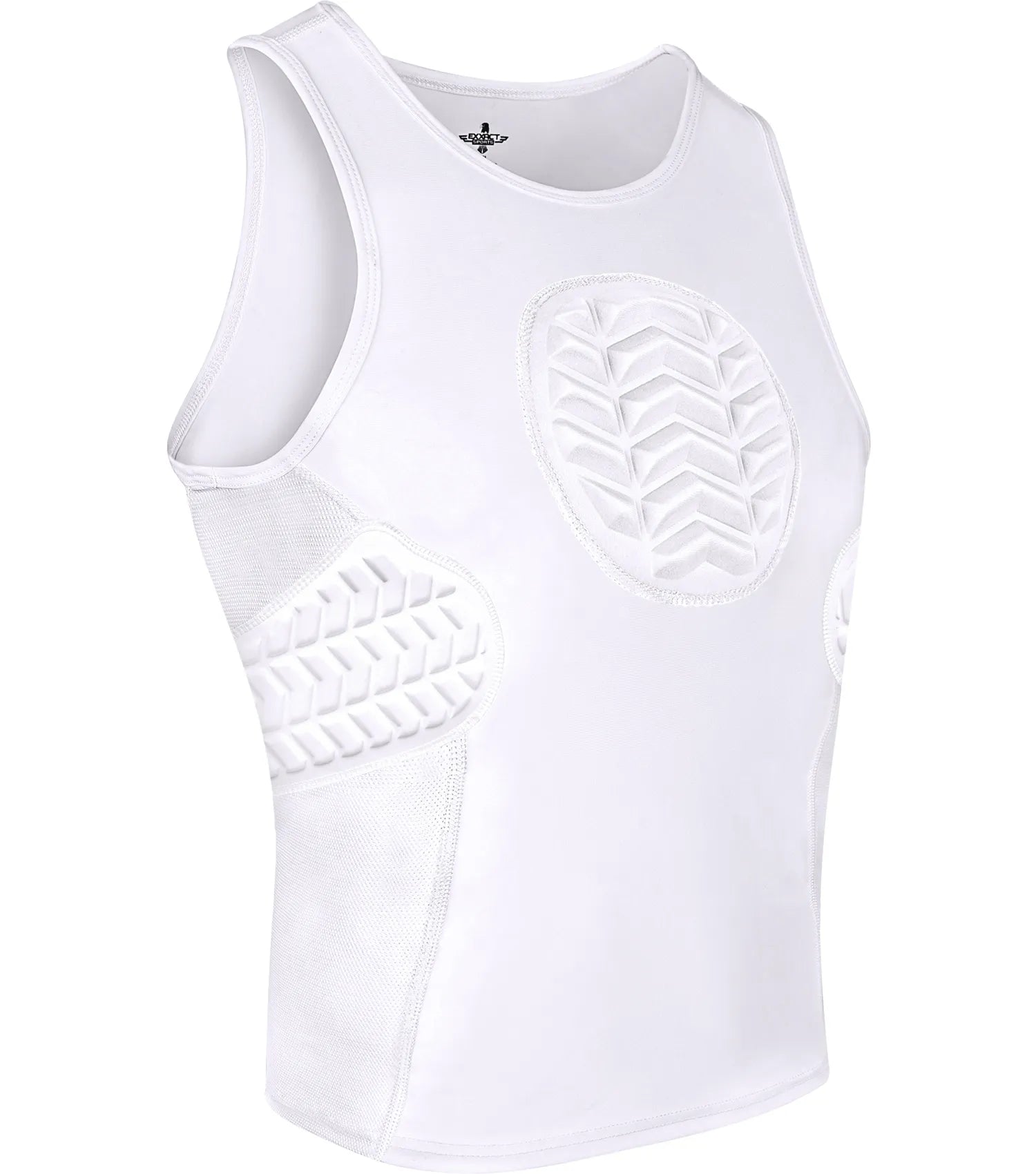 Tank Top Boys Baseball Chest & Rib Protector White