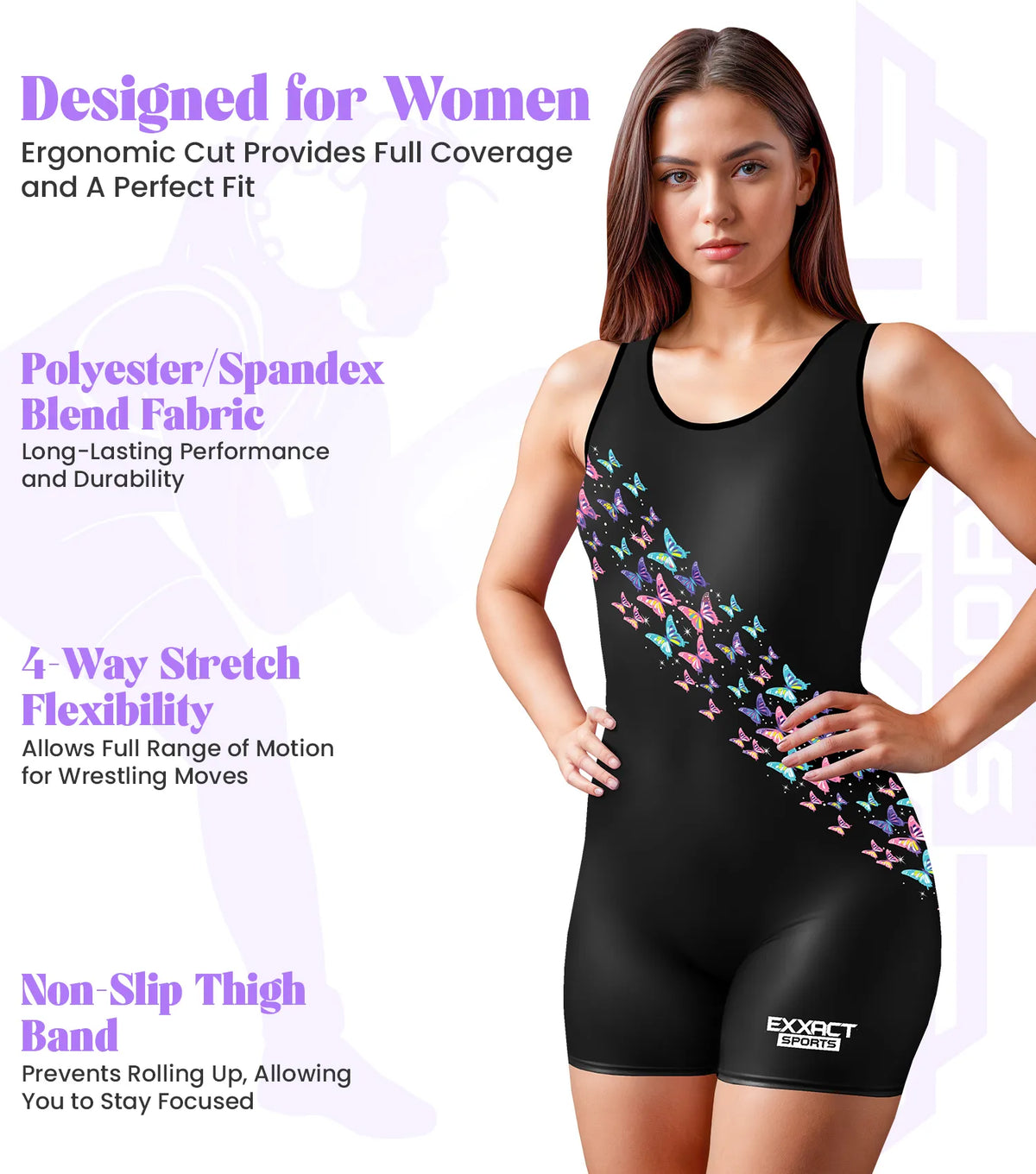 Chisel Singlets Women's Maroon Wrestling Singlets, High-Cut Female Singlets | Exxact Sports