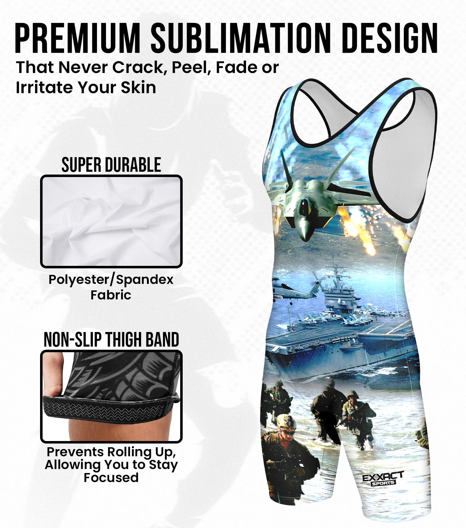 Army wrestling singlet shop